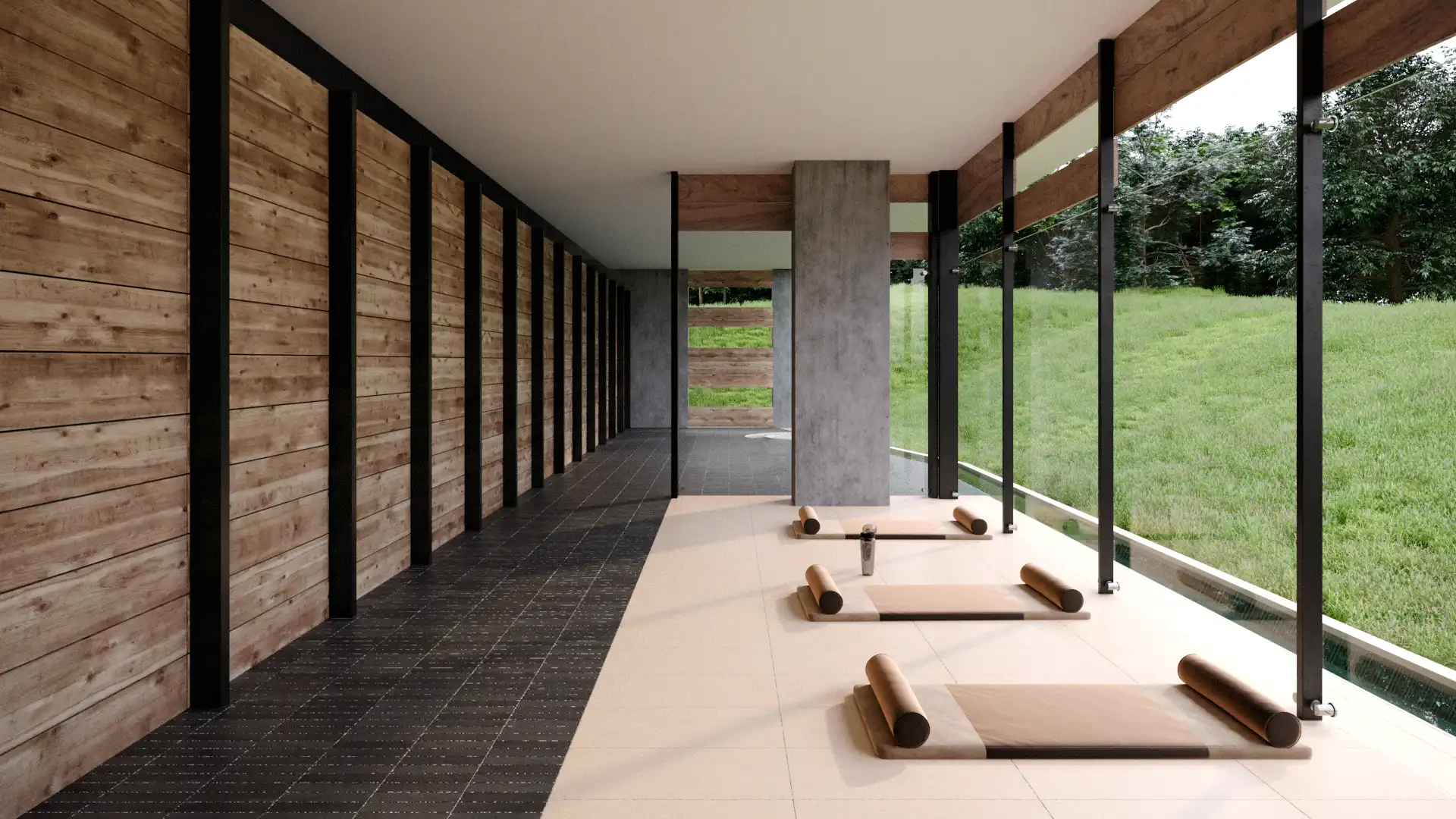 imagen de edificio htres espacios yoga
